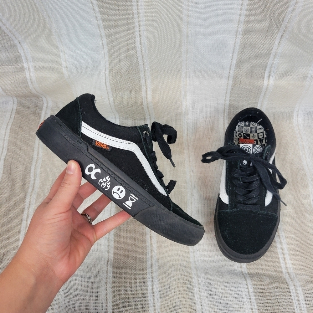 Vans x Cult BMX Old Skool Low Sneakers Black Mens 3.5/Kids 3.5‎